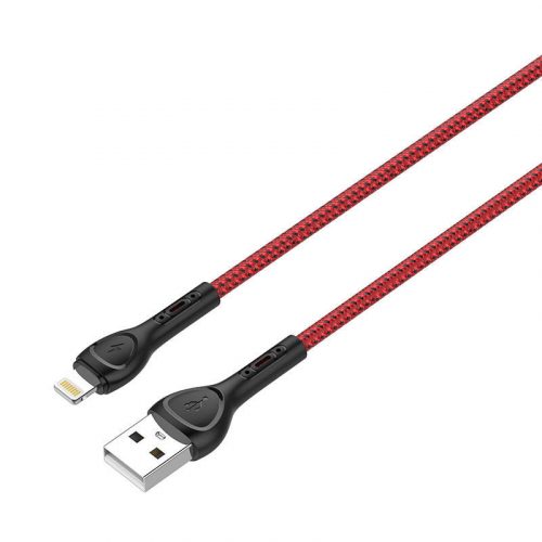 LDNIO LS482 Cablu USB - Lightning de 2 m (roșu)