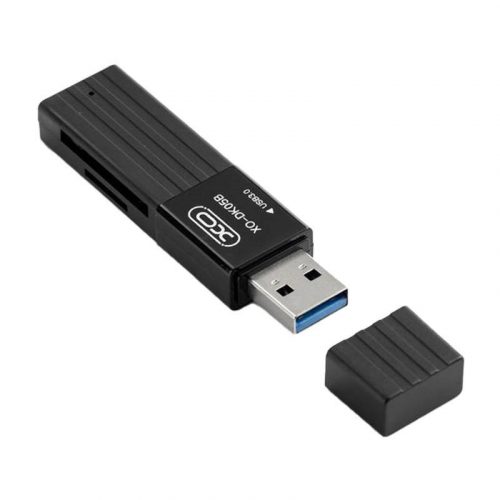 XO DK05B USB 3.0 cititor de carduri de memorie 2W1 (negru)