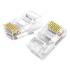 UGREEN 50961 RJ45 Cat 6 capăt conector, pachet de 10 (transparent)