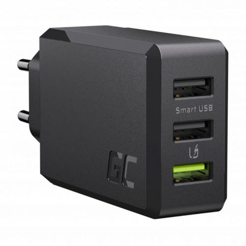 Încărcător fără fir Green Cell GC ChargeSource 3 3xUSB 30W cu Ultra Charge și Smart Charge