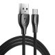 Cablu USB-C Remax Lesu Pro, 1m, 2,1A (negru)