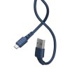 Cablu USB Micro Remax Zeron, 1m, 2,4A (albastru)