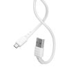 Cablu USB Micro Remax Zeron, 1m, 2,4A (alb)