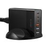 Încărcător de perete Blitzwolf BW-S25, 75W, 3x USB + 3x USB-C (negru)