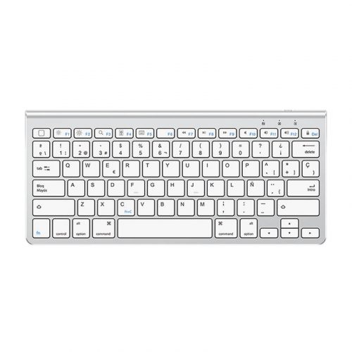 Omoton KB088 Tastatură wireless pentru iPad cu suport pentru tabletă (argintiu)