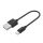 Cablu USB la Lightning Cygnett 12W 0,1m (negru)