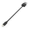 Cablu USB la Lightning Cygnett 12W 0,1m (negru)