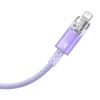 Baseus Lightning Explorer Series Cablu de încărcare rapidă USB-A, 1m, 2,4A (violet)