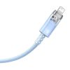 Cablu de încărcare rapidă Baseus Explorer USB la Lightning 2.4A 1M (albastru)