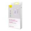 Cablu de încărcare rapidă Baseus USB-C to Lightning Explorer Series 1m, 20W (violet)