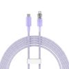 Cablu de încărcare rapidă Baseus USB-C la Lightning Explorer Series 2m, 20W (violet)