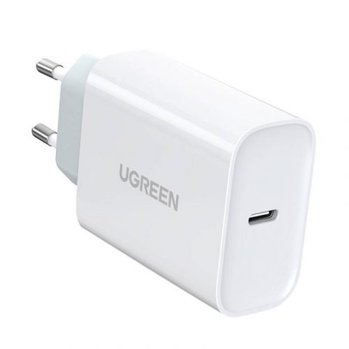 UGREEN CD127 Încărcător, USB-C, PD3.0, QC4.0, 30W (alb)