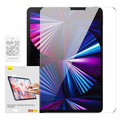 Folie de ecran Baseus Paperfeel pentru iPad Pro (2018/2020/2021/2022) 12,9″, transparentă