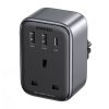 UGREEN CD314 Adaptor de călătorie UK-EU 2xUSB-A, 1xUSB-C