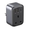 UGREEN CD314 Adaptor de călătorie UK-EU 2xUSB-A, 1xUSB-C