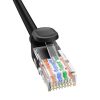 Cablu de rețea Baseus Ethernet CAT5, 0,5 m (negru)