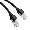 Cablu de rețea Baseus Ethernet CAT5, 1m (negru)