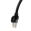 Cablu de rețea Baseus Ethernet CAT5, 1,5 m (negru)