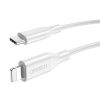 Cablu Choetech IP0040 USB-C Lightning PD18/30W 1.2m (alb)