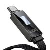 Cablu Mcdodo CA-4980 USB la USB-C cu afișaj 1,2 m (negru)