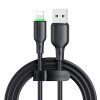 Cablu USB la Lightning Mcdodo CA-4741 cu lumină LED 1,2 m (negru)