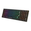 Wireless mechanical keyboard Royal Kludge RK100 RGB, Brown switch (black)