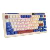 Tastatură mecanică fără fir Royal Kludge KZZI K75 pro RGB, Moment Switch (albastru retro)