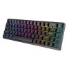 Tastatură mecanică fără fir Royal Kludge RK837 RGB, comutator maro (negru)