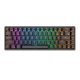 Tastatură mecanică fără fir Royal Kludge RK837 RGB, comutator roșu (negru)