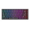 Tastatură mecanică fără fir Royal Kludge RK84 RGB, comutator roșu (negru)