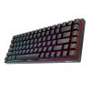 Tastatură mecanică fără fir Royal Kludge RK84 RGB, comutator roșu (negru)