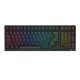 Tastatură mecanică fără fir Royal Kludge RK98 RGB, comutator roșu (negru)