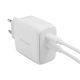 Wall Charger 65W GaN Ricomm RC652 EU, 2xUSB-C + 2.1m USB-C Cable