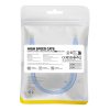 Baseus Ethernet RJ45 cablu rotund Cat.6, 0,5m (albastru)