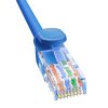 Cablu de bază Ethernet RJ45 rotund, Cat.6, 1m (albastru)