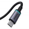 Baseus Cablu de extensie de înaltă definiție USB-C (de la bărbat la femeie) 10Gbps, 0,5m (negru)