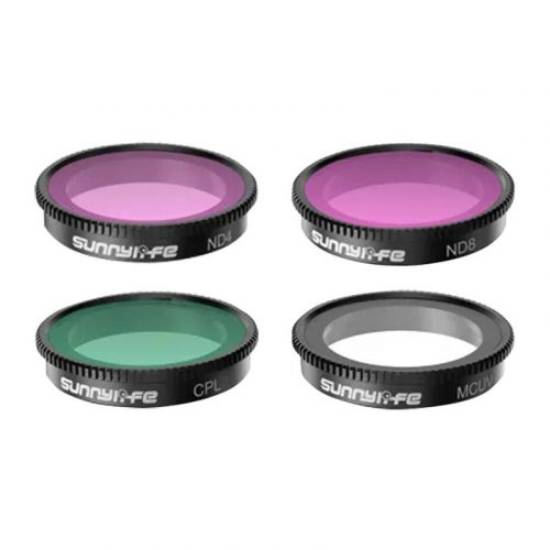 Set de 4 filtre MCUV+CPL+ND4+ND8 Sunnylife pentru Insta360 GO 3/2