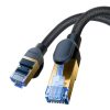 Baseus Ethernet RJ45 cablu de rețea împletit cat.7, 10 Gbps, 10m (negru)