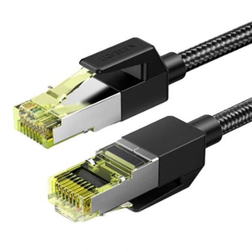 UGREEN NW150 cablu de rețea împletit, Ethernet RJ45, Cat.7, F/FTP, 5 m (negru)