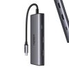 UGREEN CM498 6 az 1-ben adapter USB-C - 2x USB-A 3.0, USB-C 3.0, 2xHDMI, PD