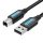 Cablu USB 2.0 A-B Vention COQBD 2m (negru)