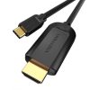 Cablu USB-C HDMI 1.4 Vention CGUBG 4K 30Hz 1.5m (negru)