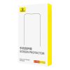 Baseus Crystalline Anti-Glare cristalin sticlă călită de protecție a ecranului pentru iPhone 12/12 Pro