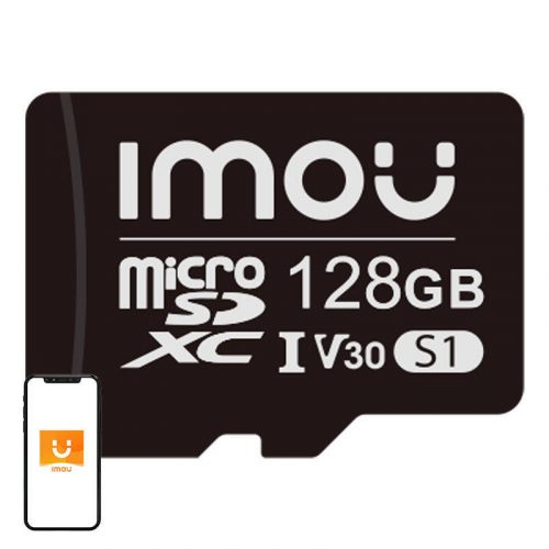 Memory card IMOU 128GB microSD (UHS-I, SDHC, 10/U3/V30, 95/38)