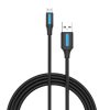 Cablu USB 2.0 A la Micro USB Vention COLBH 3A 2m negru