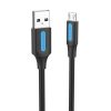 Cablu USB 2.0 A la Micro USB Vention COLBH 3A 2m negru