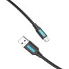 Cablu USB 2.0 A la Micro USB Vention COLBH 3A 2m negru