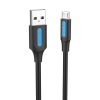 Cablu USB 2.0 A către Micro USB Vention COLBI 3A 3m negru