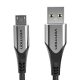 Kábel USB 2.0 A - Micro USB Vention COAHI 3A 3m szürke