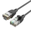 Cablu de rețea UTP CAT6A Vention IBIBH RJ45 Ethernet 10Gbps 2m Negru Slim Type